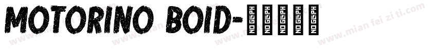 Motorino Boid字体转换